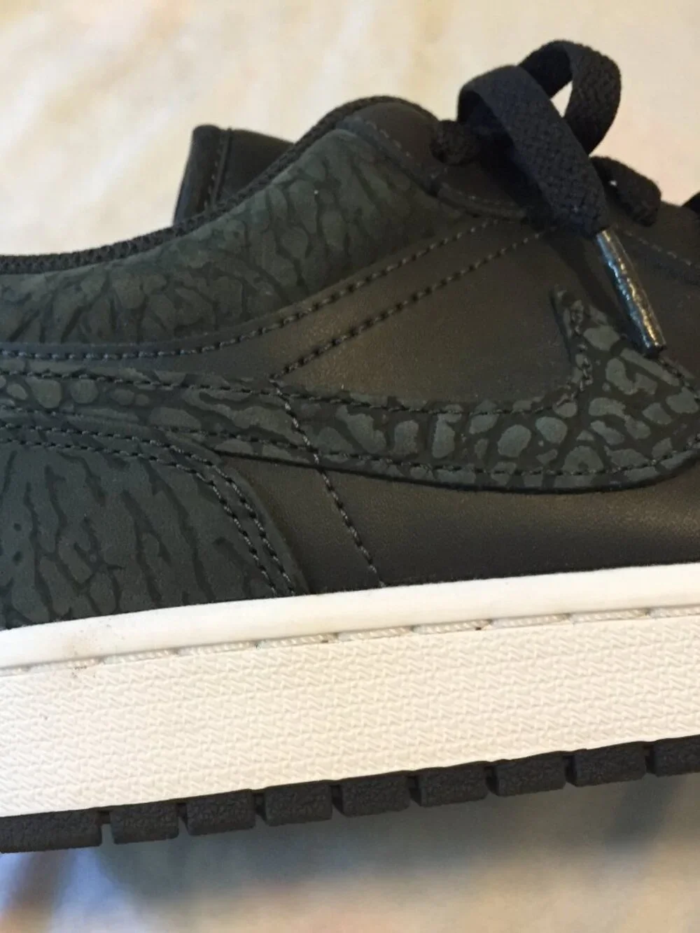 Air Jordan 1 SE Low Black Elephant FB9907-001 Men's Size 9